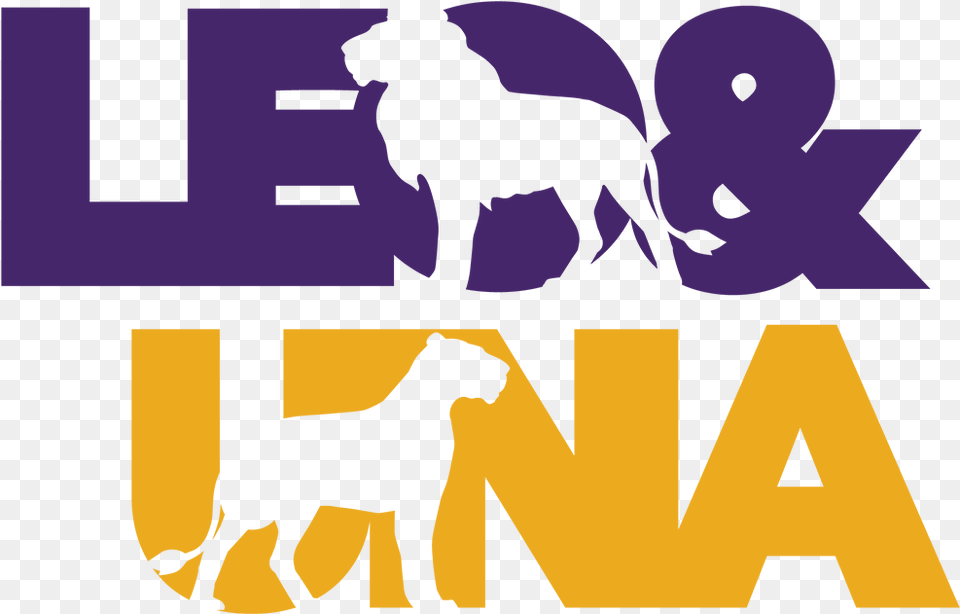 Leo And Una Transparent University Of North Alabama, Logo, Animal, Person, Mammal Png Image