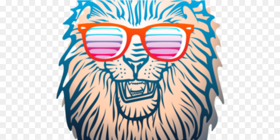 Leo Clipart Lion Roar Lion With Sunglasses Svg, Accessories, Glasses, Animal, Mammal Png Image