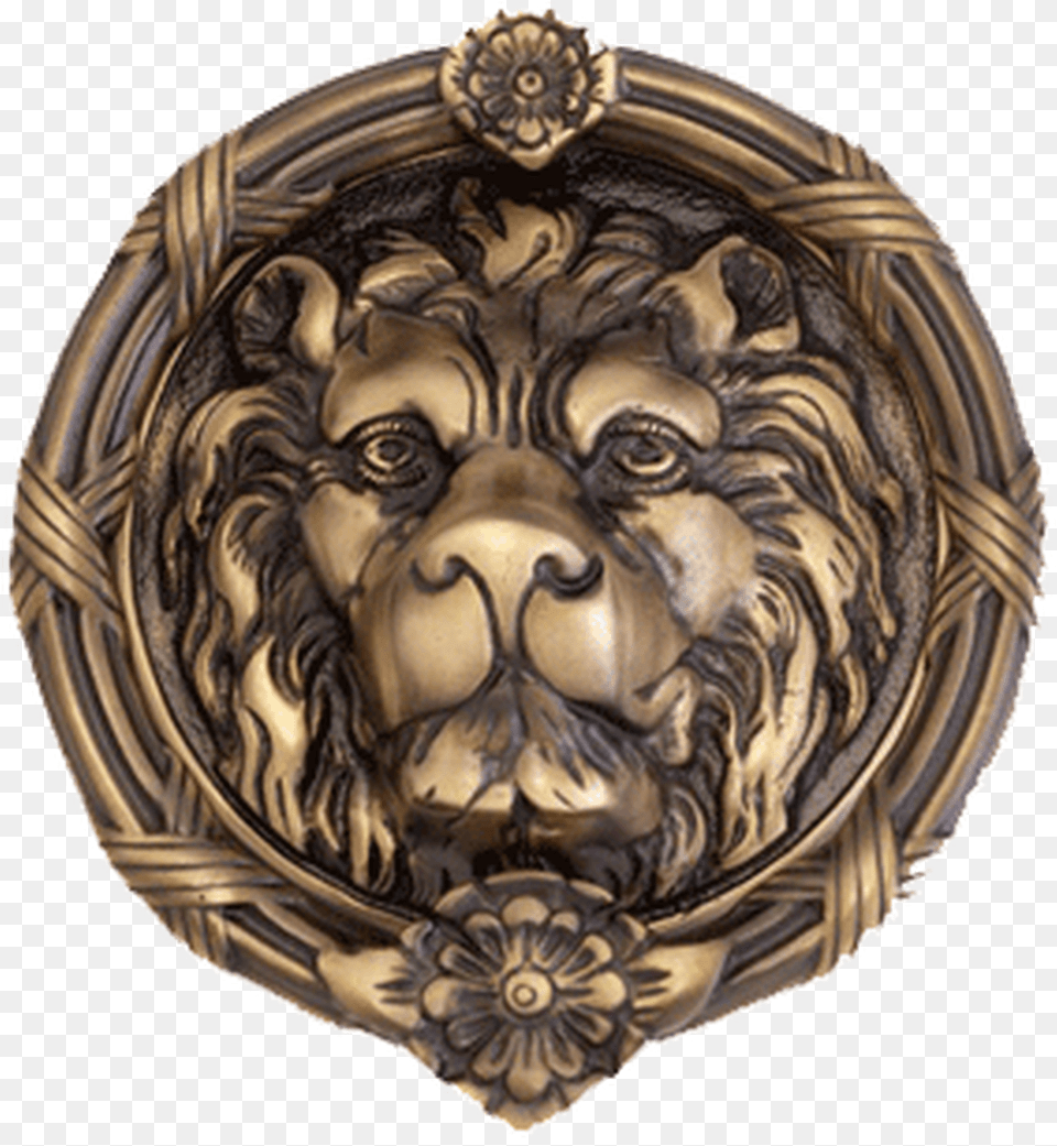 Leo Lion Door Knocker 8 38 Masai Lion, Bronze, Accessories, Wedding, Person Free Png Download