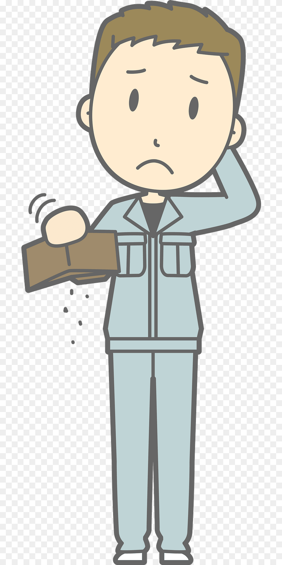 Leo Man Worker Has No Money Clipart, Face, Head, Person, Baby Free Png