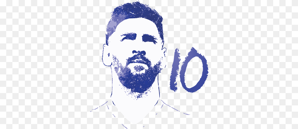 Leo Messi Drawing, Adult, Portrait, Photography, Person Free Png Download
