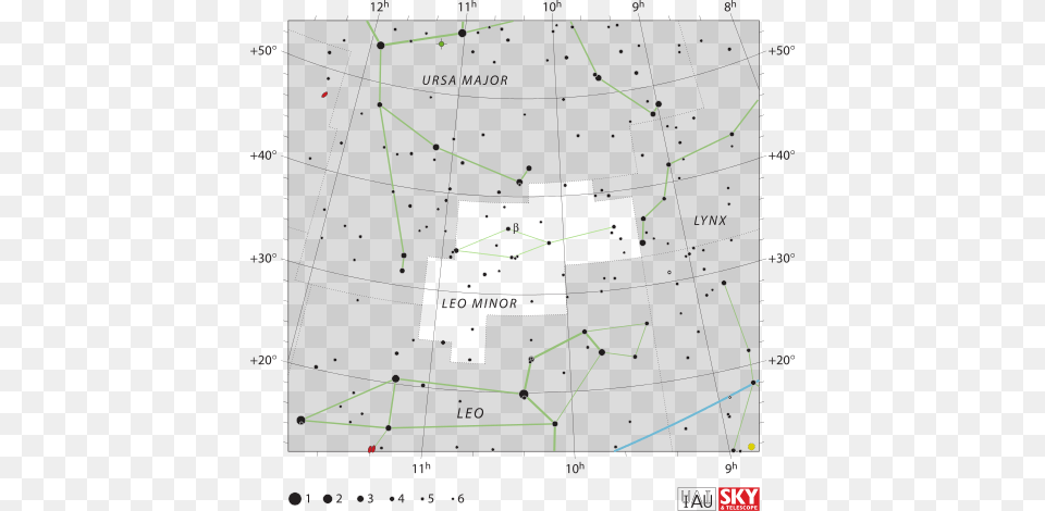 Leo Minor The Lesser Lion Coma Berenices Constellation, Blackboard Png Image