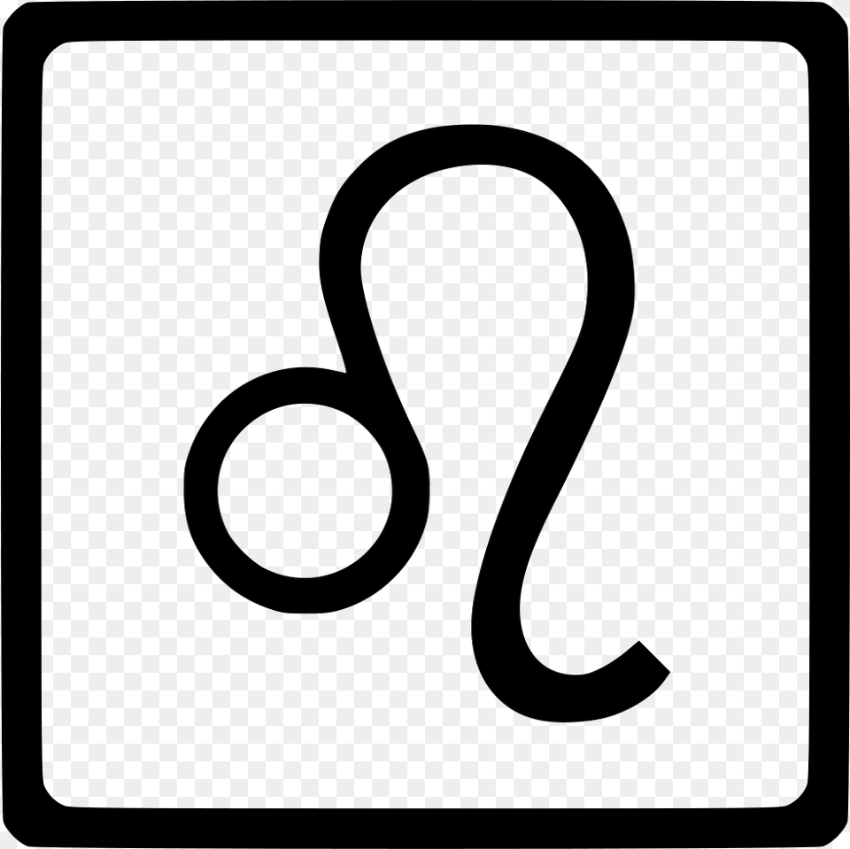 Leo Square Icon Symbol, Number, Text, Smoke Pipe Free Png Download