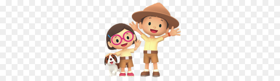 Leo The Wildlife Ranger Katie And Hero, Baby, Person, Doll, Toy Png