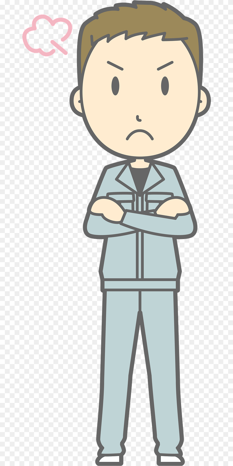 Leo Worker Man Is Angry Clipart, Book, Comics, Publication, Person Free Png Download