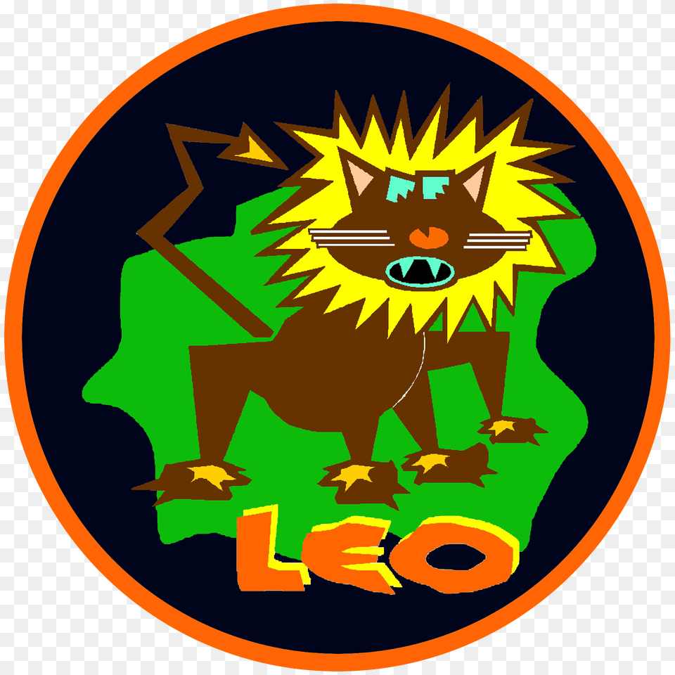 Leo Zodiac Sign Clipart, Logo, Face, Head, Person Free Png Download