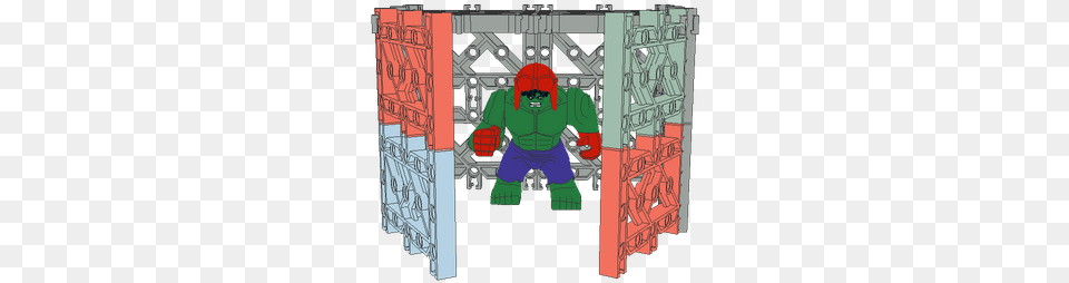 Leocad Hulk In Prison Video Tutoriallessonxiii Hulk, Baby, Person, Book, Comics Png Image