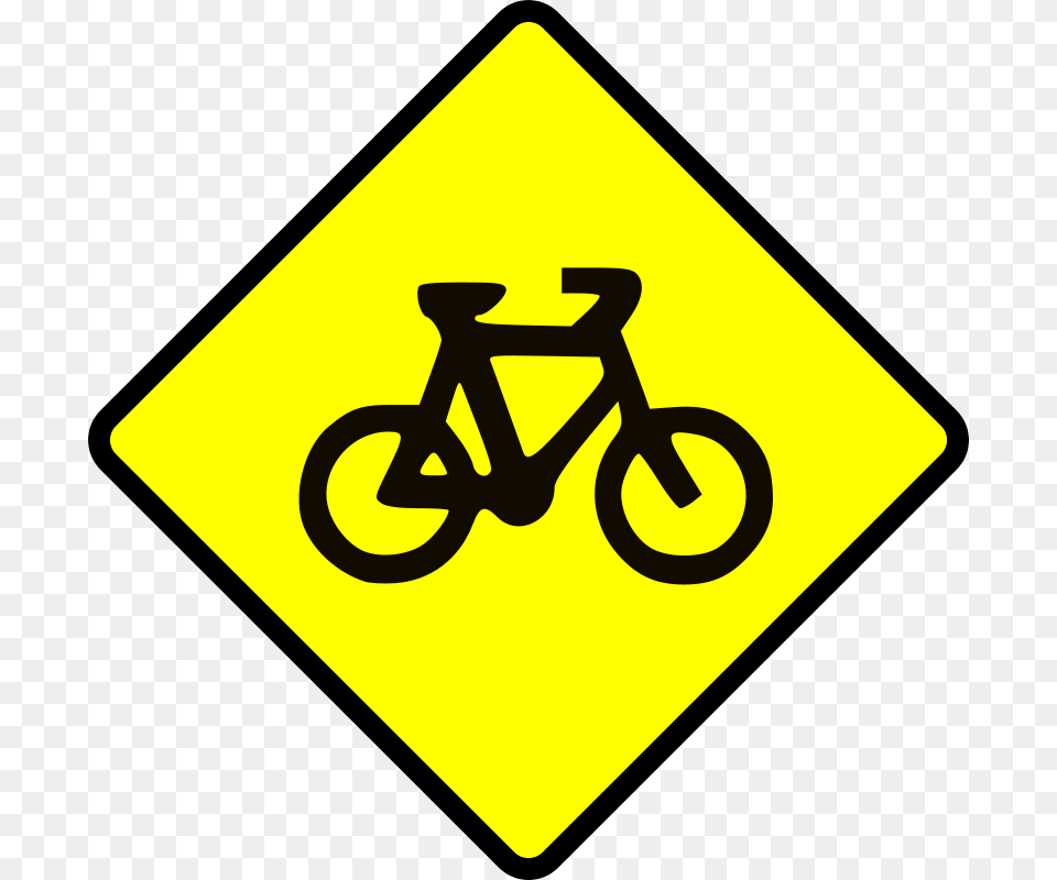 Leomarc Caution Bike, Sign, Symbol, Road Sign Png Image