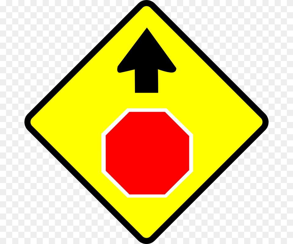 Leomarc Caution Stop Sign, Road Sign, Symbol Png Image