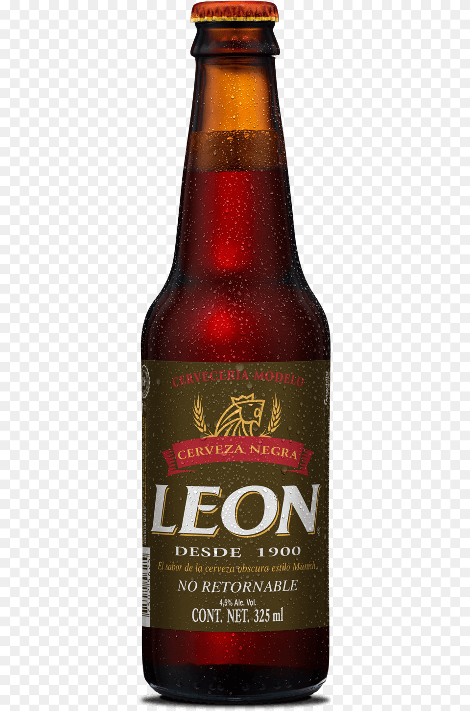 Leon, Alcohol, Beer, Beer Bottle, Beverage Png Image