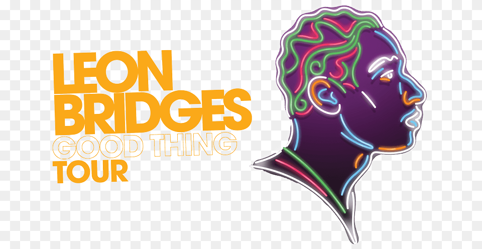 Leon Bridges Good Thing Tour, Art, Graphics, Light, Person Free Transparent Png