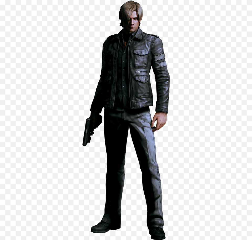 Leon Kennedy Resident Evil 6 Leon Partner, Clothing, Coat, Jacket, Adult Free Png