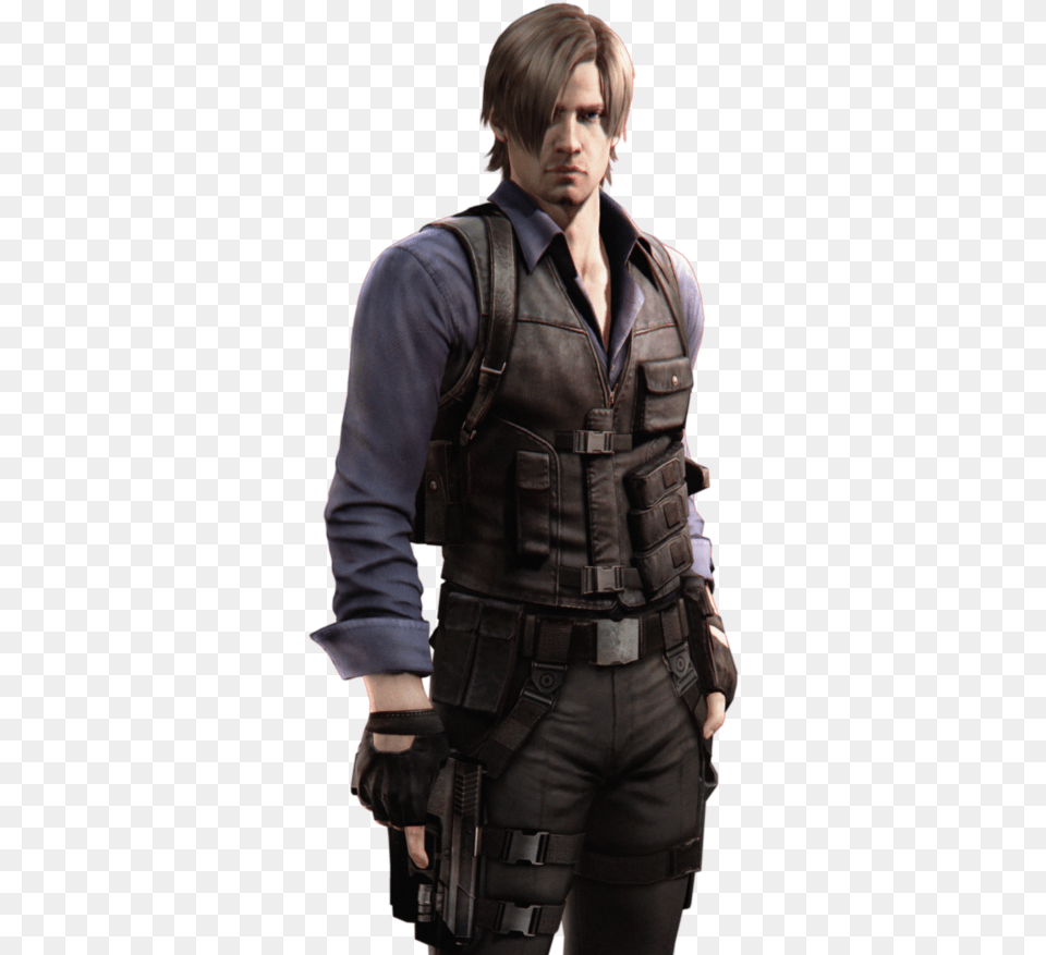 Leon S Kennedy, Clothing, Vest, Lifejacket, Adult Free Png