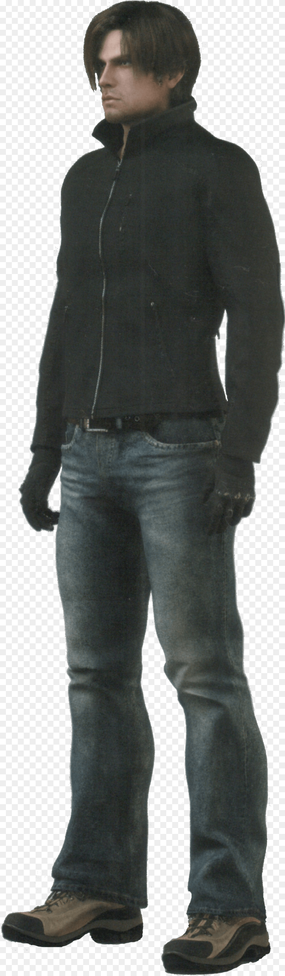 Leon S Kennedy Damnation Leon S Kennedy, Long Sleeve, Jeans, Jacket, Pants Png Image