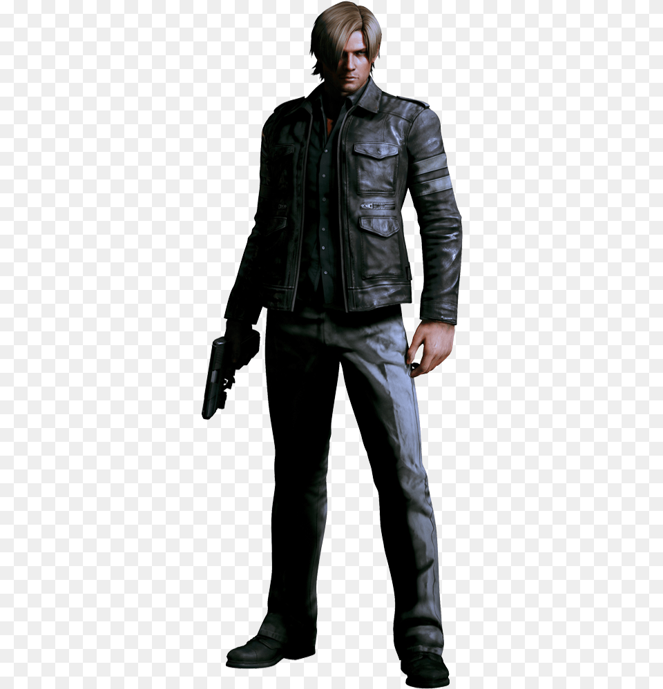Leon S Kennedy Leon S Kennedy, Clothing, Coat, Jacket, Adult Png Image