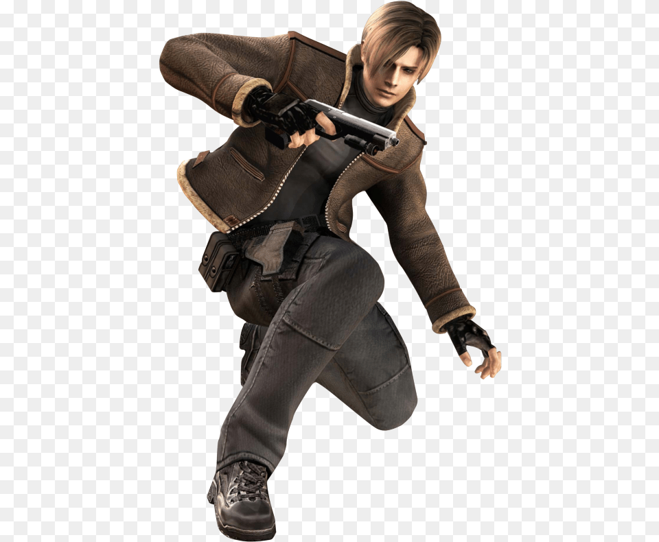 Leon Scott Kennedy, Firearm, Gun, Handgun, Weapon Png Image