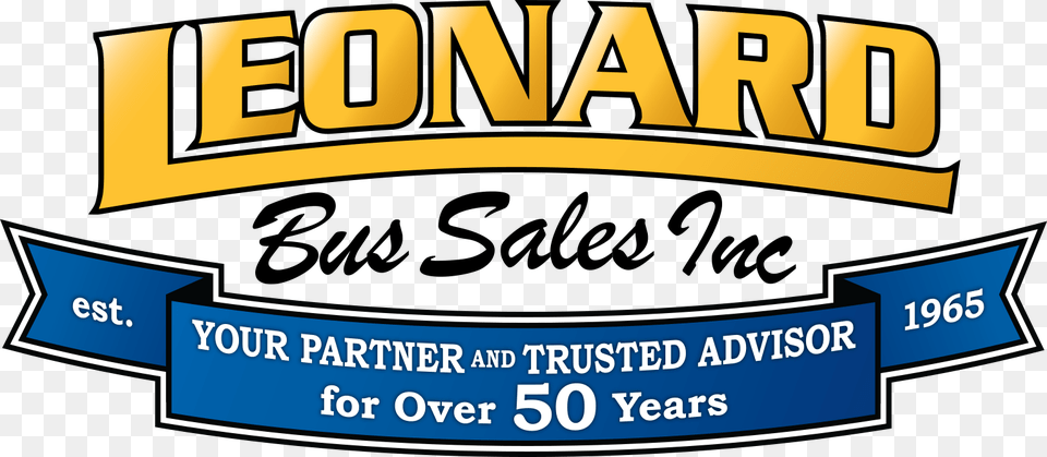 Leonard Bus Sales Inc Leonard Bus Sales Logo, Scoreboard, Text Free Transparent Png