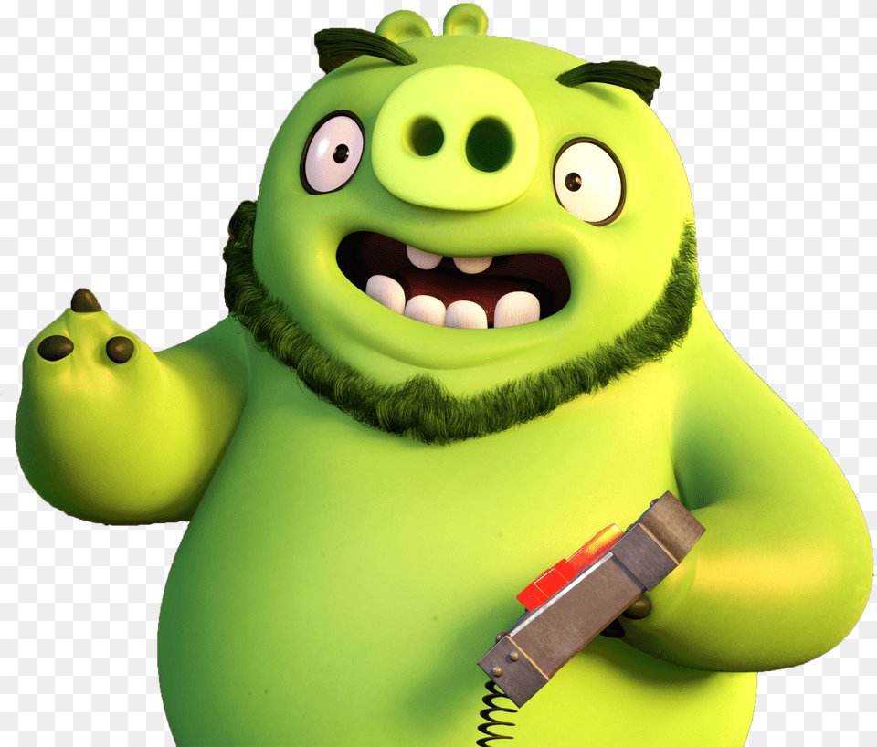 Leonard From Angry Birds Movie, Green, Toy Free Transparent Png