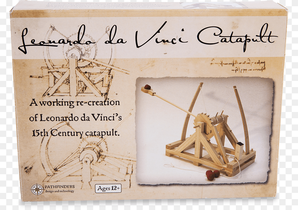 Leonardo Da Vinci Catapult, Wood, Plywood Free Png Download