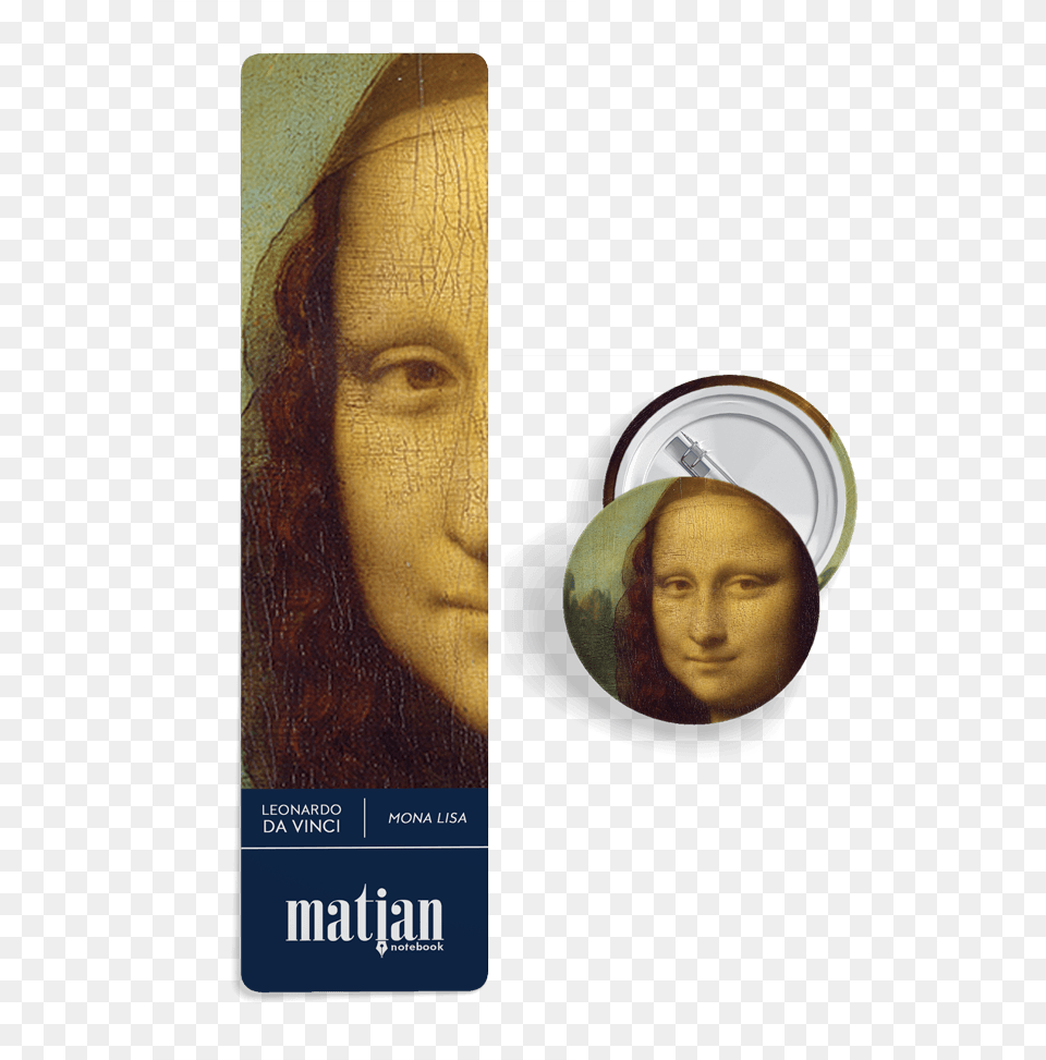 Leonardo Da Vinci Set Mona Lisa, Head, Face, Person, Text Png Image