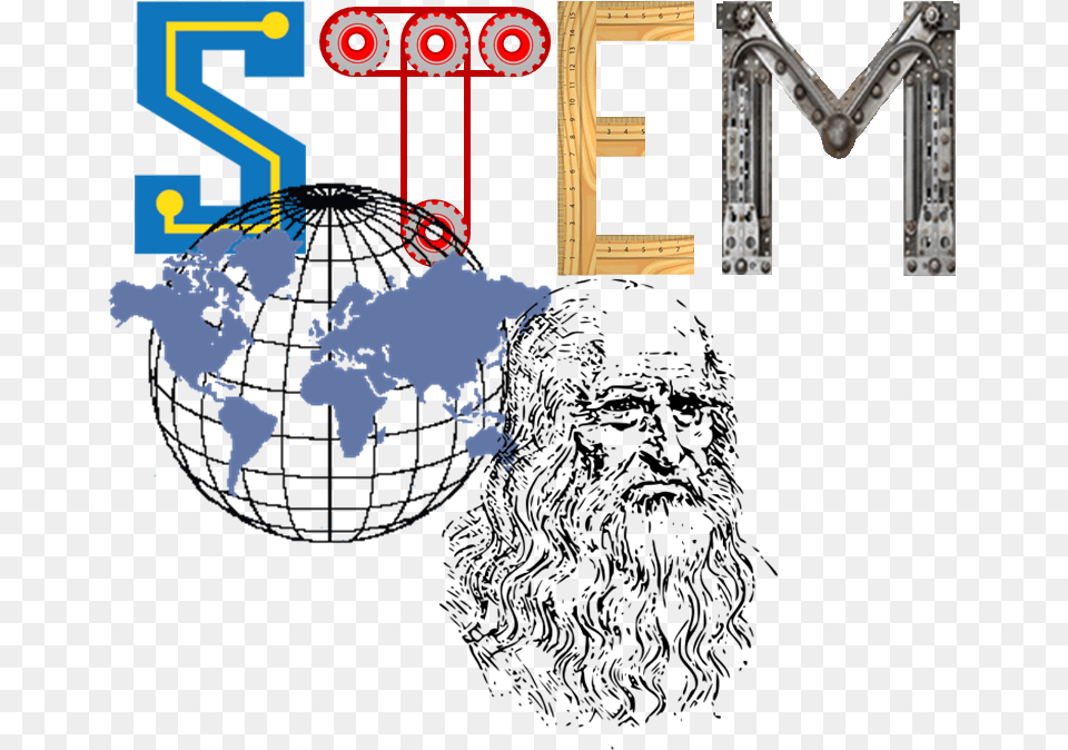 Leonardo Da Vinci Sticker, Astronomy, Outer Space Png Image