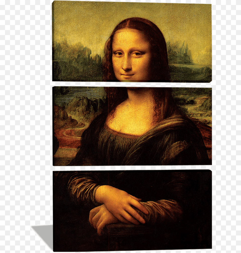 Leonardo Di Vinci Mona Lisa, Adult, Person, Painting, Female Free Png Download
