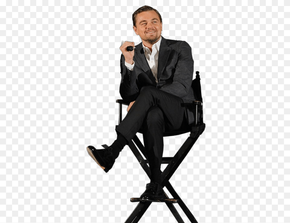 Leonardo Dicaprio, Suit, Sitting, Clothing, Person Free Png