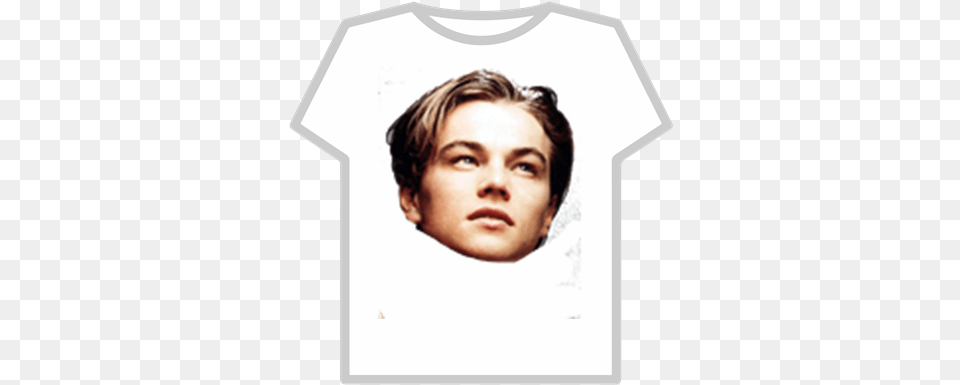 Leonardo Dicaprio Roblox Titanic Jack And Rose, Clothing, T-shirt, Shirt, Adult Free Png