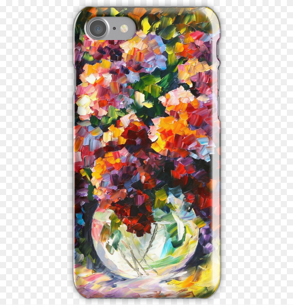Leonid Afremov Iphone 7 Snap Case Afremov Primavera, Art, Painting, Phone, Petal Free Png