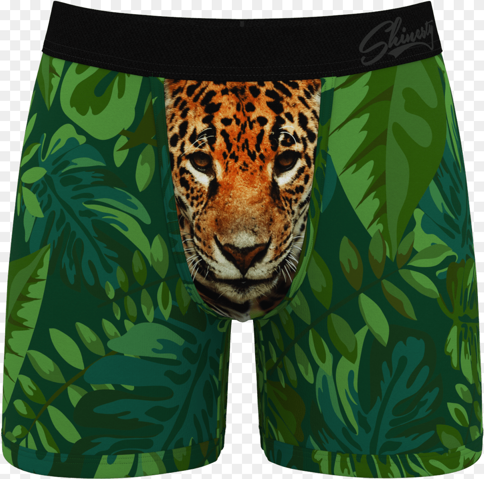 Leopard Ball Hammock Boxer Briefs Board Short, Clothing, Swimming Trunks, Animal, Mammal Free Transparent Png