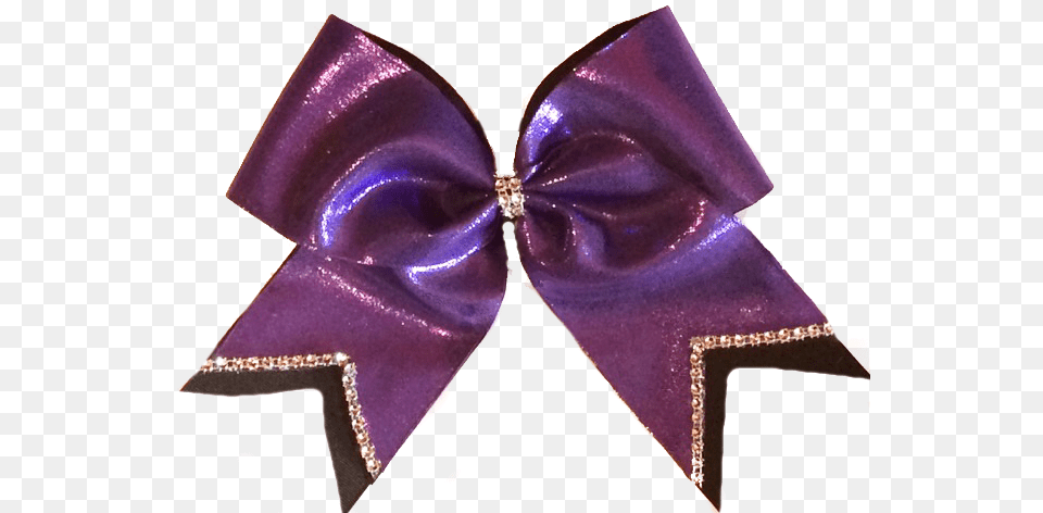 Leopard Cheer Bow Transparent, Accessories, Velvet, Tie, Purple Png Image