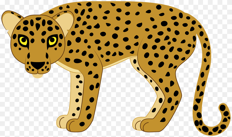 Leopard Clipart, Animal, Cheetah, Mammal, Wildlife Free Transparent Png