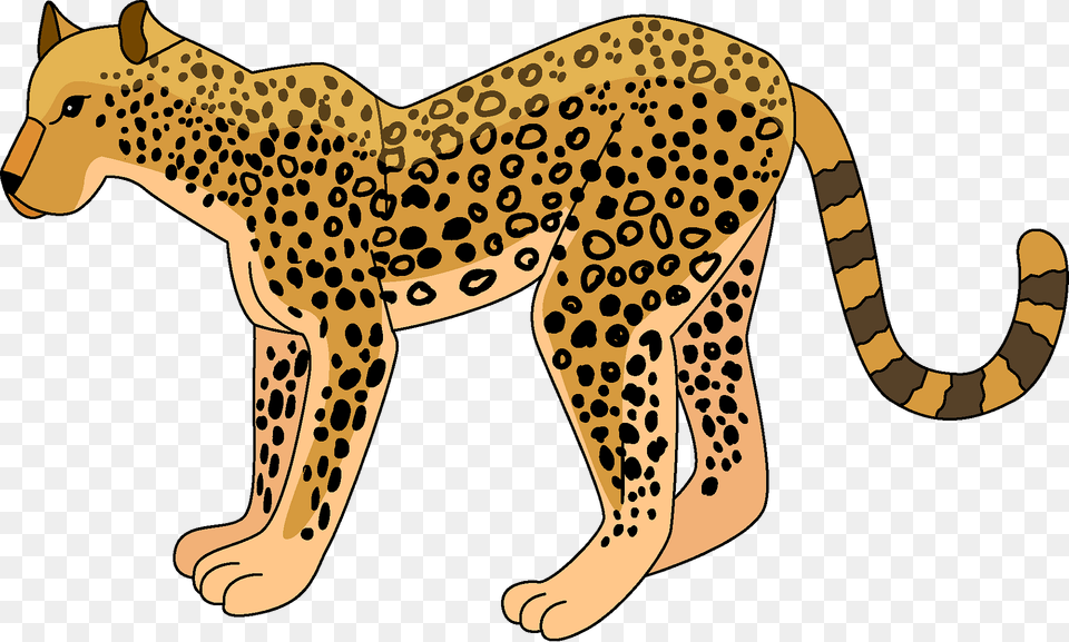Leopard Clipart, Animal, Cheetah, Mammal, Wildlife Png Image