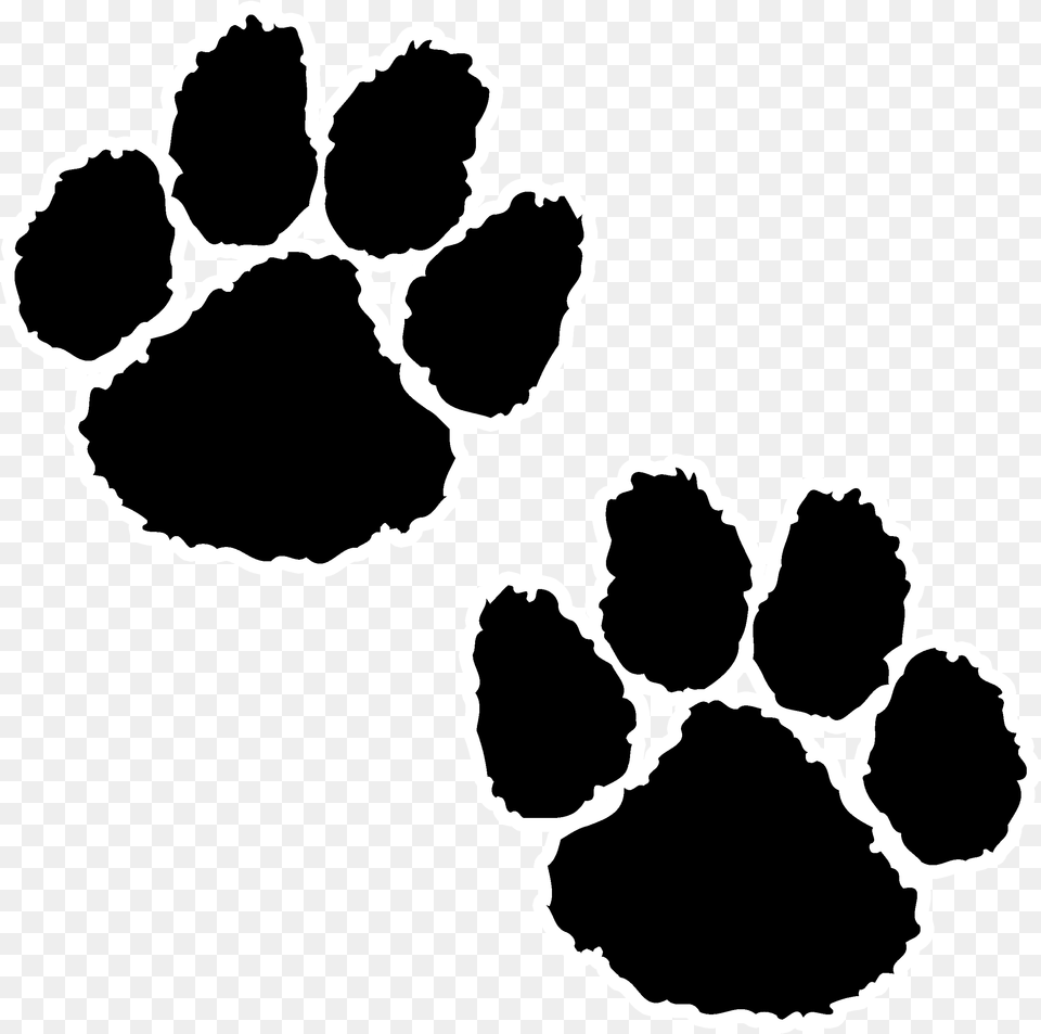Leopard Dog Clip Art Tiger Printing Kerens Bobcats, Footprint, Head, Person Free Png Download