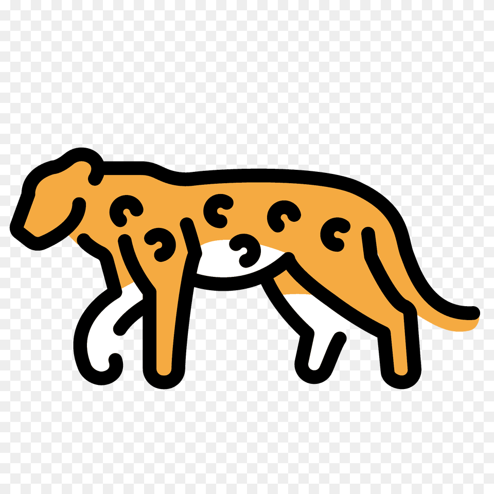 Leopard Emoji Clipart, Animal, Kangaroo, Mammal, Wildlife Png Image