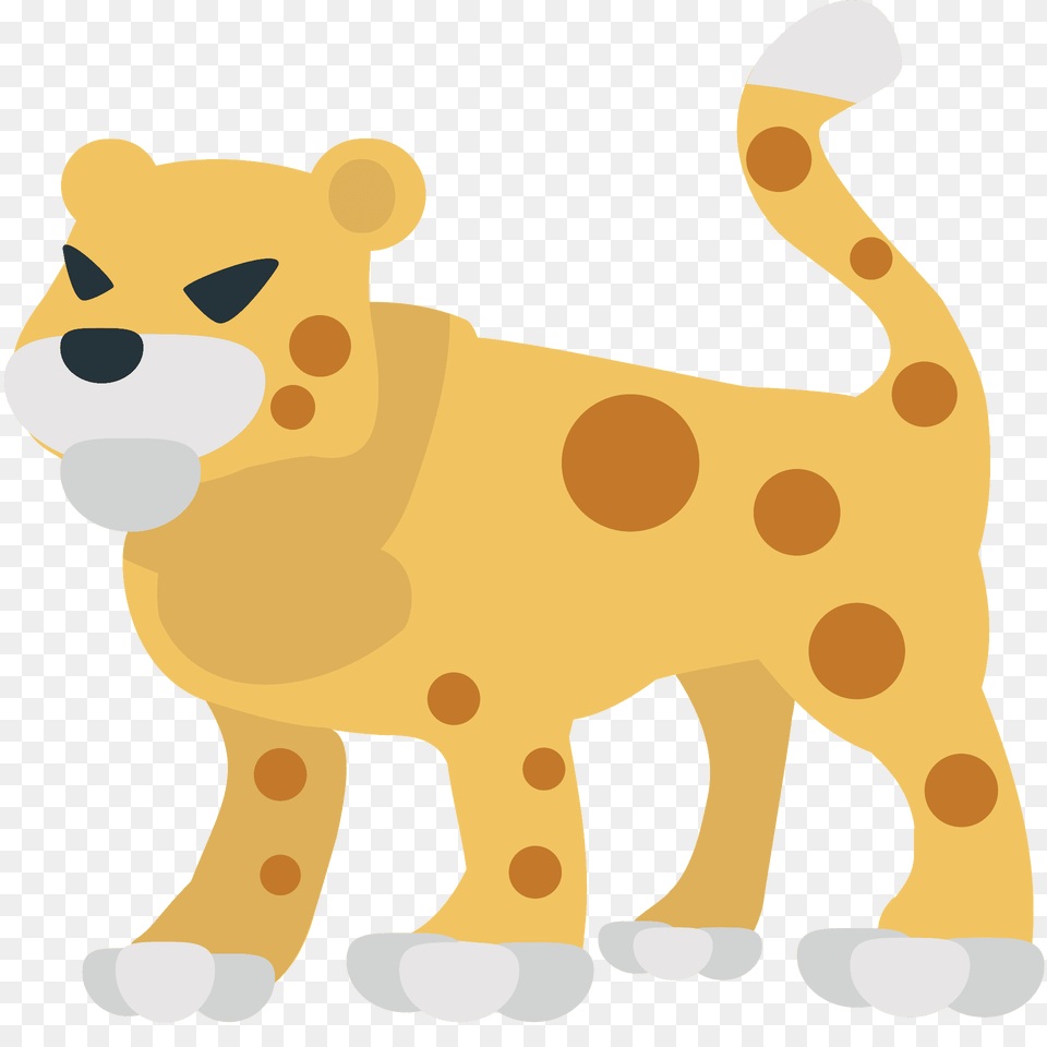 Leopard Emoji Clipart, Animal, Bear, Mammal, Wildlife Png