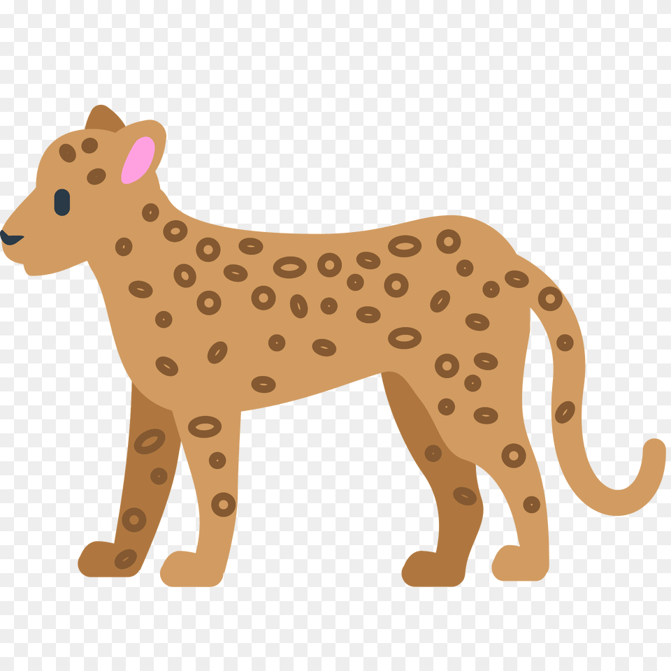 Leopard Emoji Clipart, Animal, Cheetah, Mammal, Wildlife Free Transparent Png