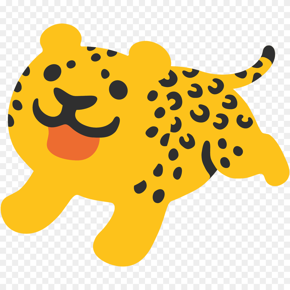 Leopard Emoji Clipart, Animal, Cheetah, Mammal, Wildlife Png