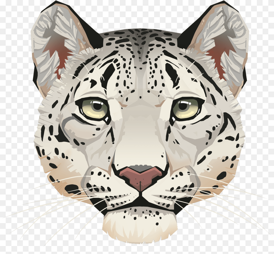Leopard Face Transparent Leopard Face Snow Leopard Stickers, Animal, Mammal, Panther, Wildlife Png