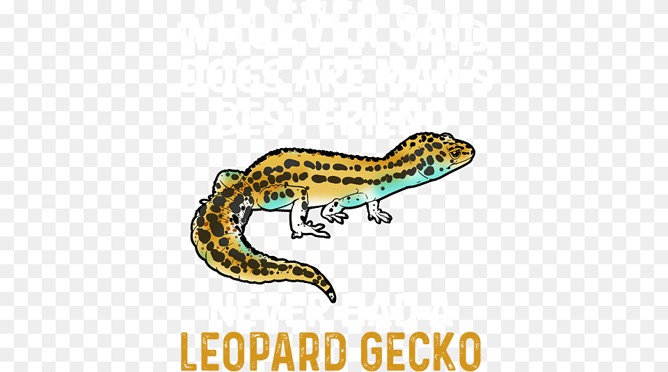 Leopard Gecko Pet Lizard Mans Best Animal Figure, Advertisement, Poster, Reptile, Wildlife Png