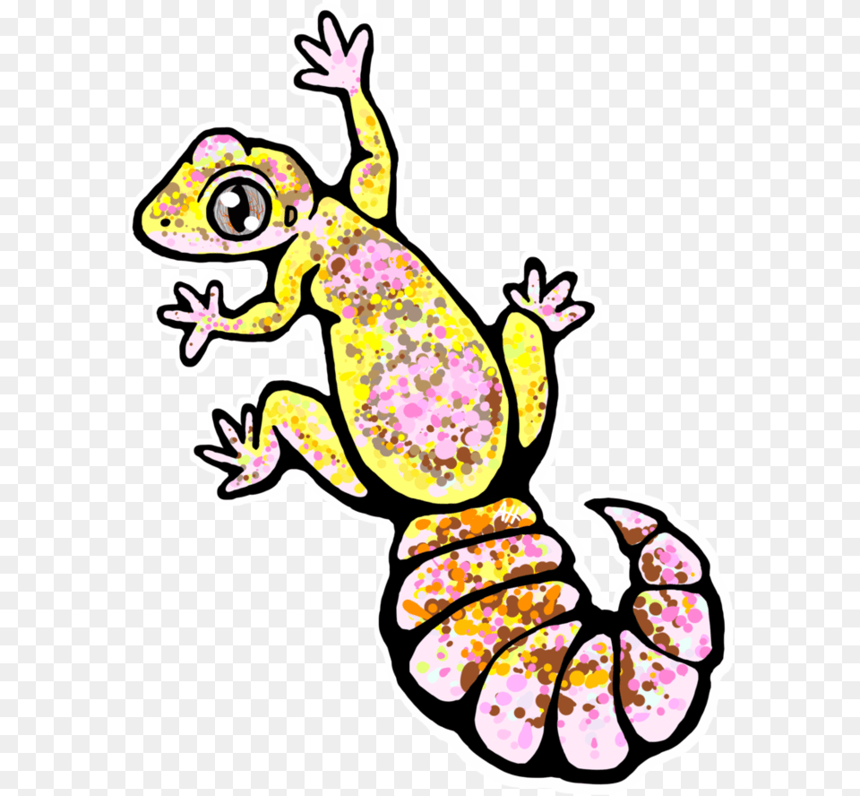 Leopard Gecko Sticker, Animal, Lizard, Reptile, Baby Free Png Download