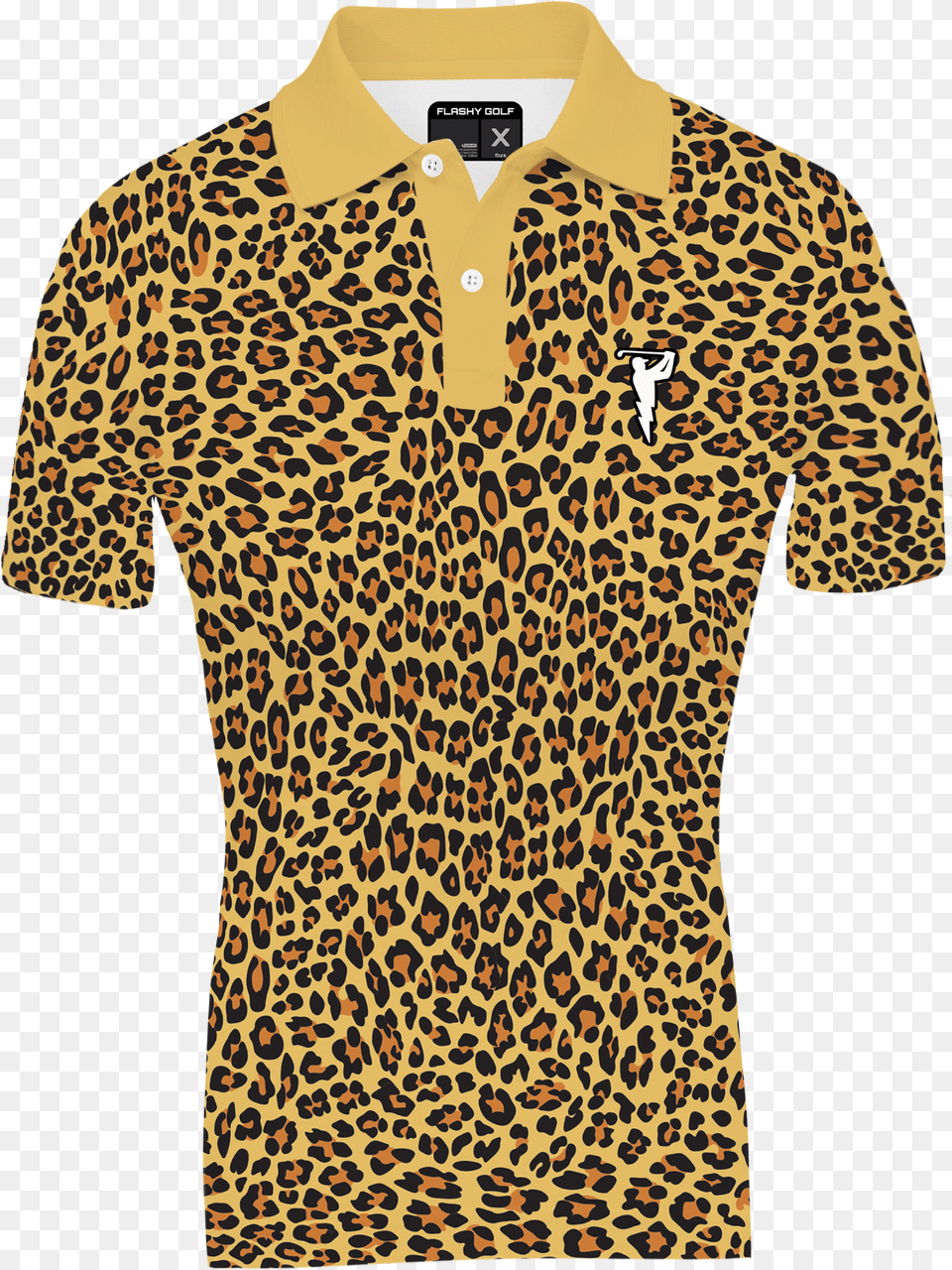 Leopard Golf Shirts, Blouse, Clothing, Shirt, T-shirt Free Png Download