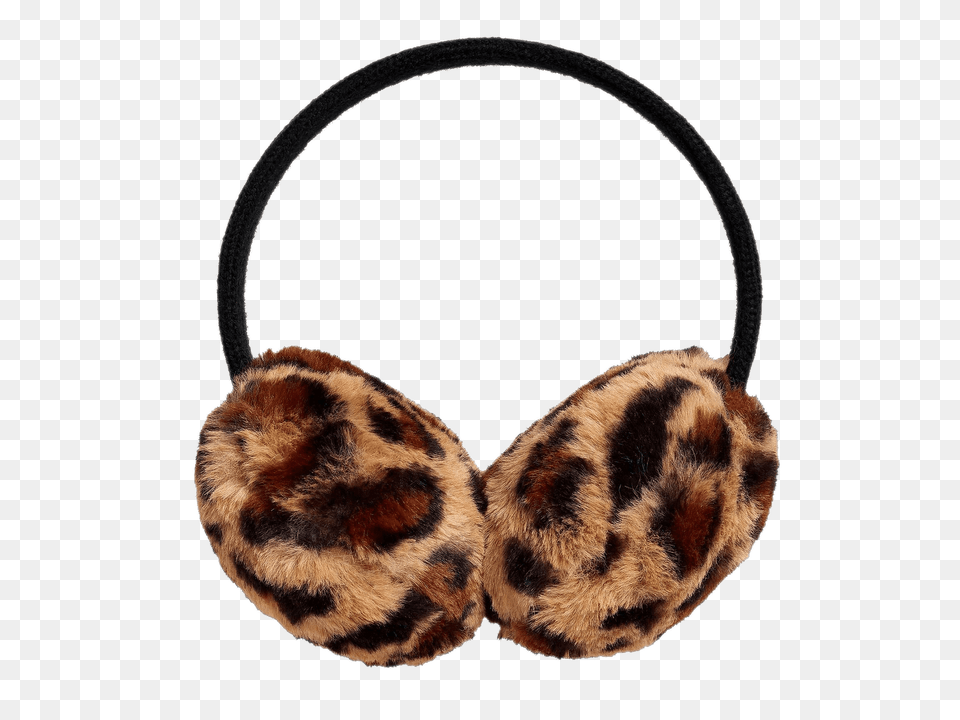 Leopard Print Earmuffs, Clothing, Fur, Animal, Insect Png Image
