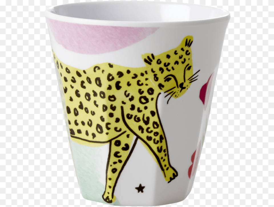 Leopard Print Melamine Cup Rice Dk Rice Lifestyle Decoration Spot Melamine Cup, Art, Porcelain, Pottery Free Png Download