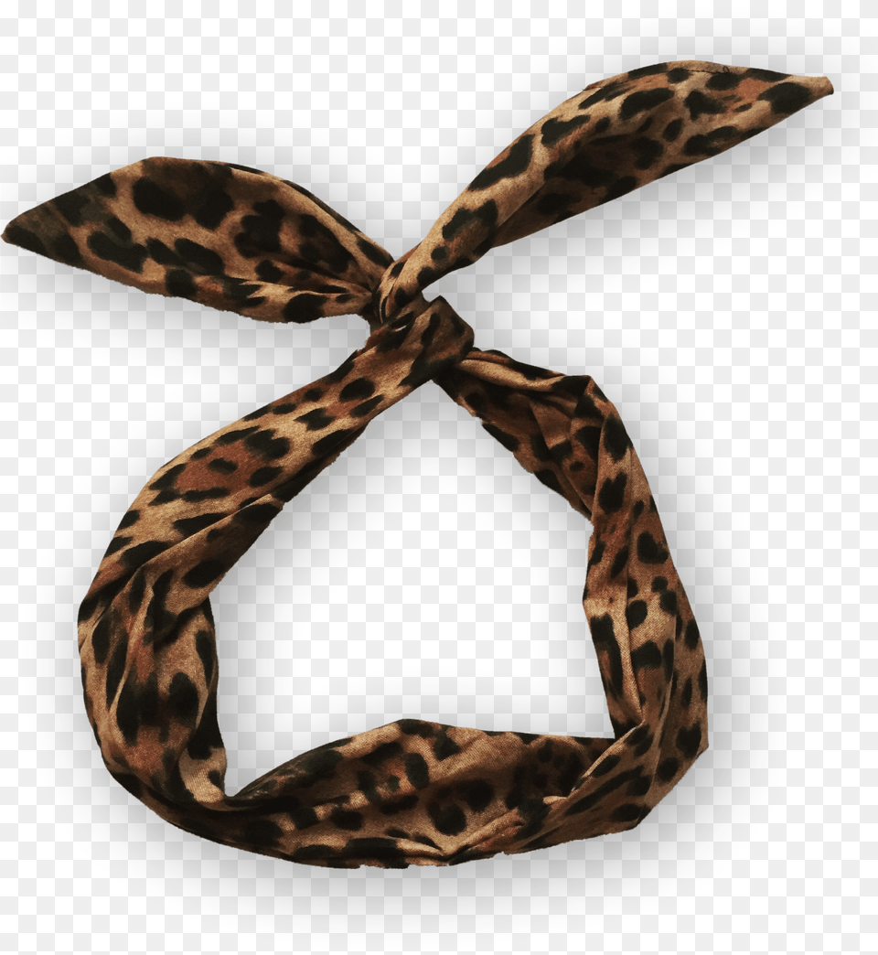 Leopard Print Wire Headband Headband, Clothing, Scarf, Accessories, Tie Png