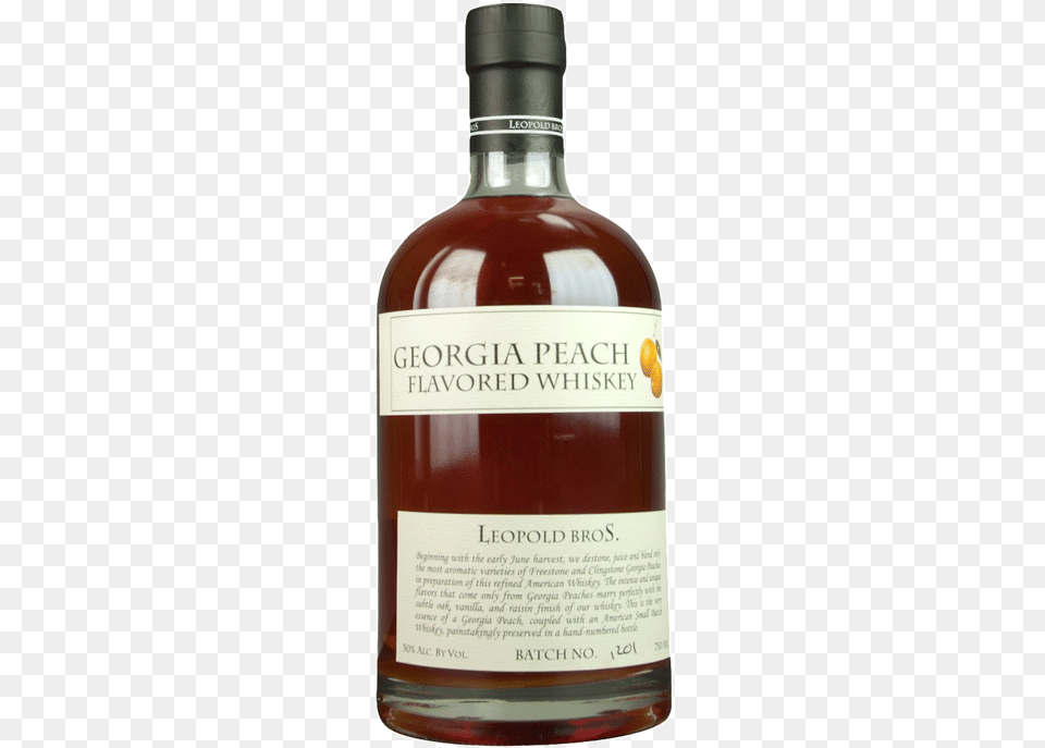 Leopold Bros Ga Peach Whiskey Leopold Bros Peach Whiskey, Alcohol, Beverage, Liquor, Whisky Free Png