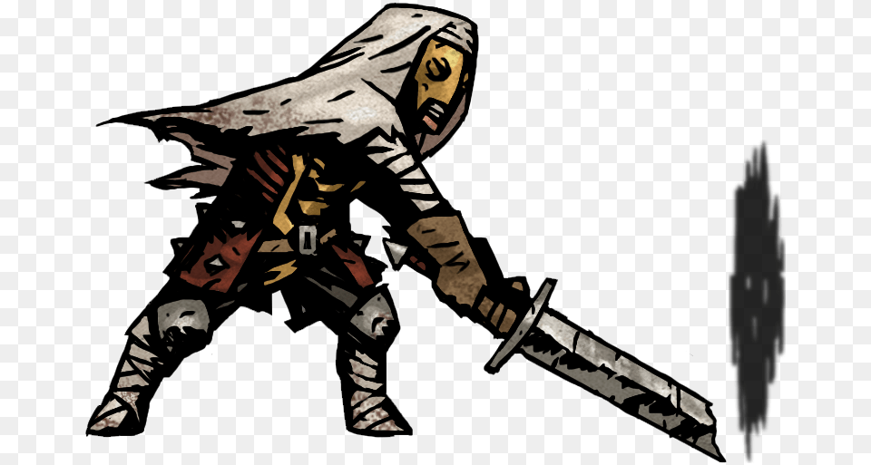 Leper Sprite Attack Hew Darkest Dungeon Leper Sprite, Sword, Weapon, Person, Face Png