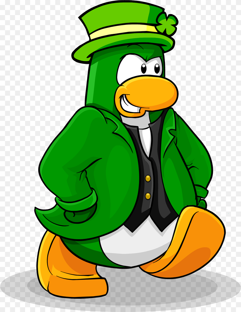 Leprechaun Club Penguin Leprechaun, Cartoon, Nature, Outdoors, Snow Free Png Download