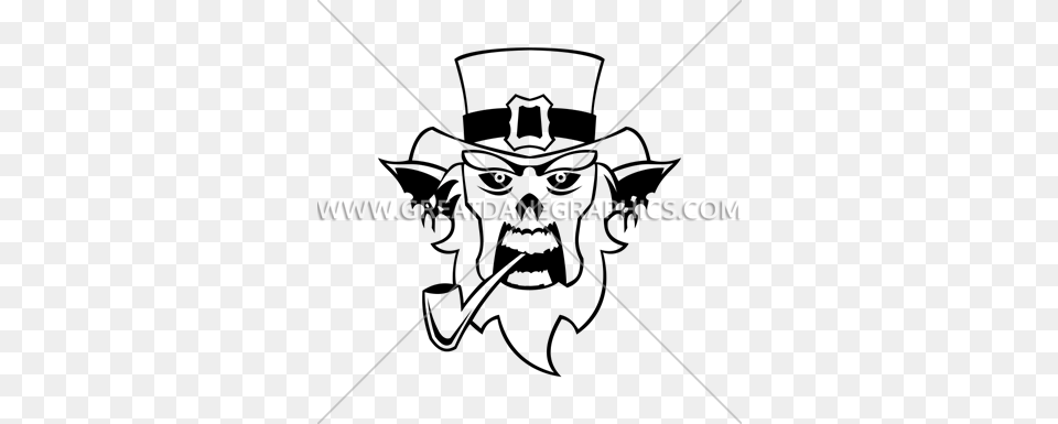 Leprechaun Demon Production Ready Artwork For T Shirt Printing, Lighting Free Png