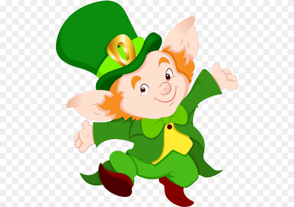 Leprechaun Elf Irish People Clip Art Elf Download St Day Cartoon Animal, Baby, Person, Face, Head Free Png